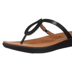 Black Leather Sandals - Fitflop